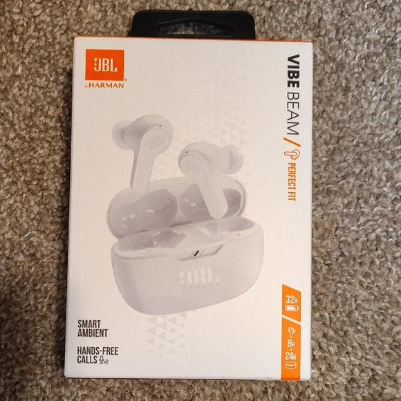JBL Vibe Beam Wireless Earbuds NIB