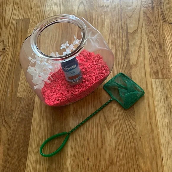 Just add water and fish kit without pink rocks pictured