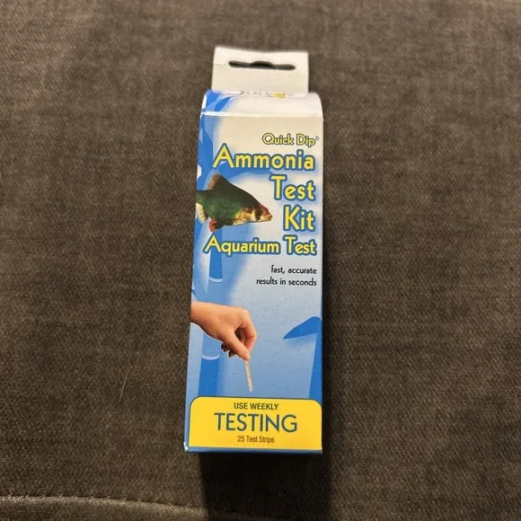 Jungle Quick Dip Ammonia Test Kit for Aquarium - 25 Test Strips Brand New