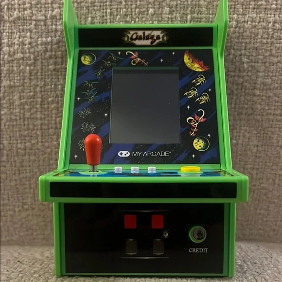 Arcade Galaga Mini Arcade Machine - Green