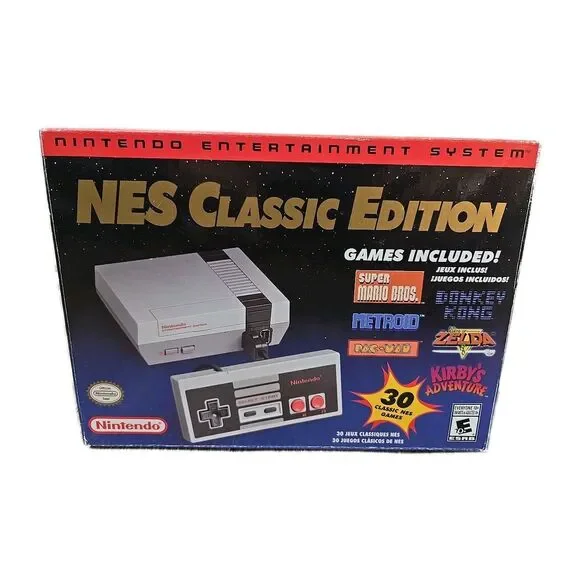 Nintendo NES Classic Edition Console with 1 Controller Box - NEW but Incomplete