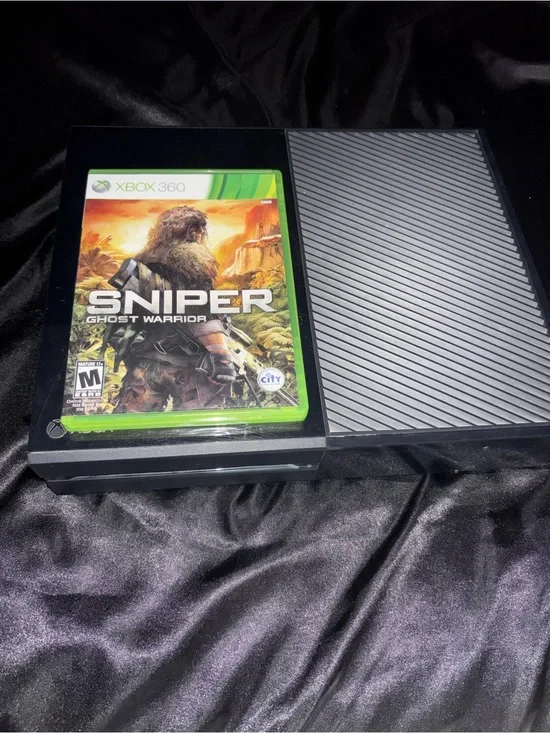 Xbox One Black Console with Sniper Ghost Warrior (Black)