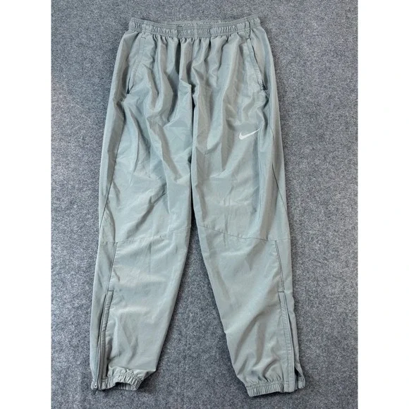 Nike Woven Challenger Track Pants Men's Large Gray Dri-FIT Athletic DB4110-084