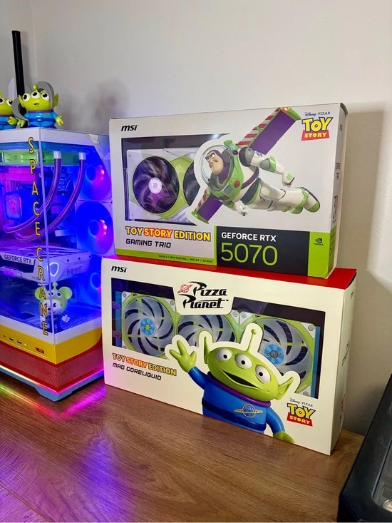 🏆 RARE MSI Toy Story Gaming PC #1/500 RTX 5070 32GB DDR5 + FREE MSI Combo