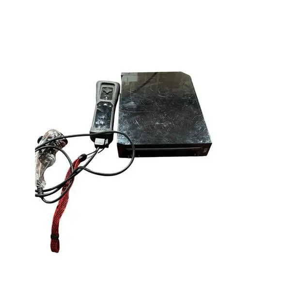 Black Nintendo Wii with Controller and Nunchuck - no cables