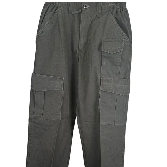 Propper Mens Tactical Cargo Pants Black Ripstop Work Uniform 30x34