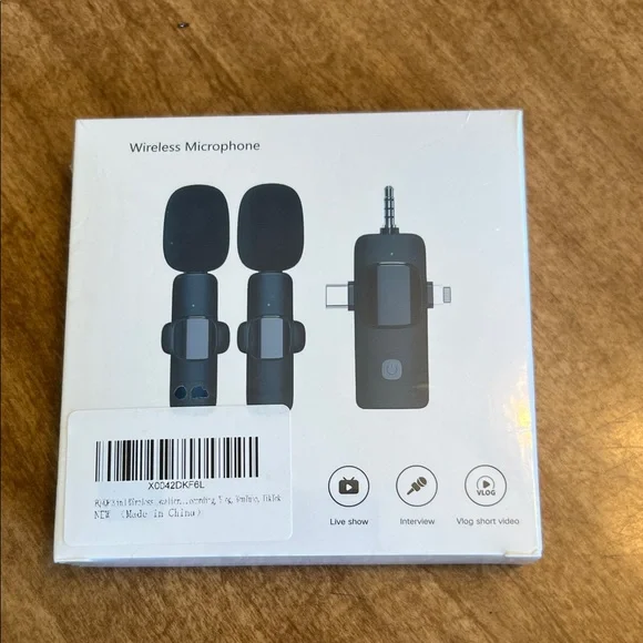 Wireless Microphone for Smartphones - Black