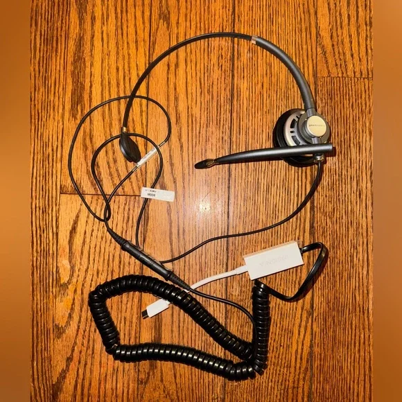 Plantronics EncorePro Digital Lightweight Convertible Headset + Adapter