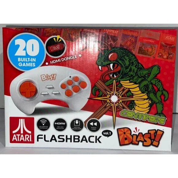 Atari Flashback Blast! Featuring Centipede  W/ 20 Built-In Games