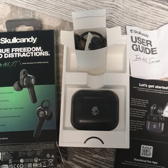 Skullcandy Indy ANC XT Wireless Earbuds - Black