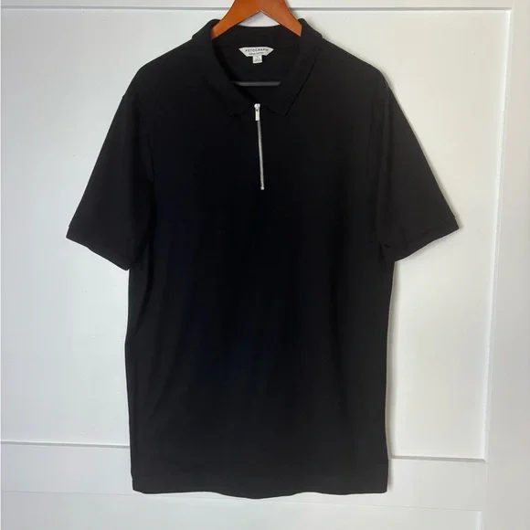 Autograph Black Polo Shirt with Zipper size XL in excellent condition