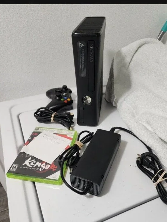 Xbox 360 S Slim Console Bundle - Black