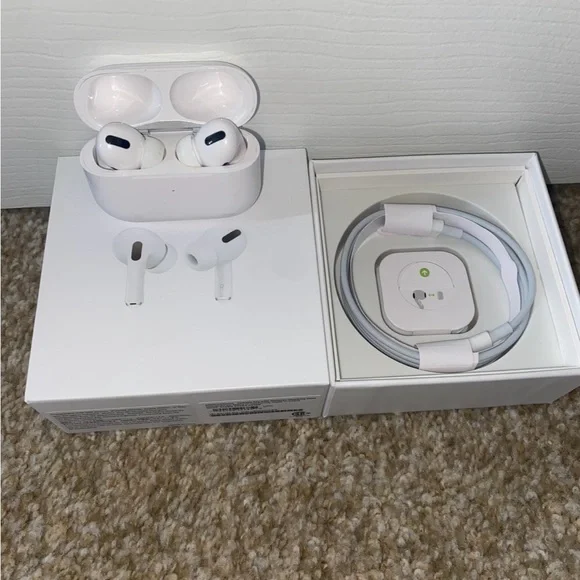 Wireless White Earbuds with Charging Case