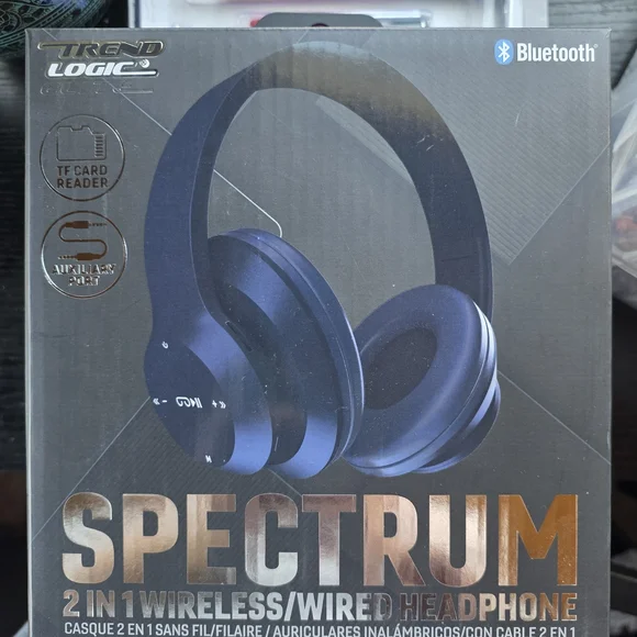 Trend Logic Spectrum Wireless/Wired Headphones
