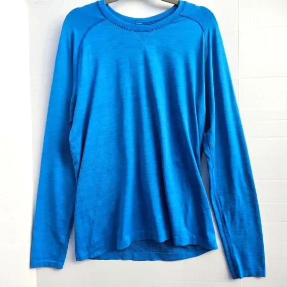 Lululemon Men’s Training + Everyday Long Sleeve Performance Tee | Blue‎ | Size M
