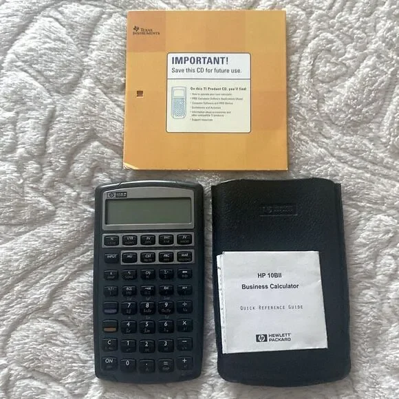 HP 10BII BUSINESS CALCULATOR