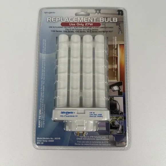 Lights of America 9024B Replacement Bulb fits 27W Lighting Fixtures Light Bulbs