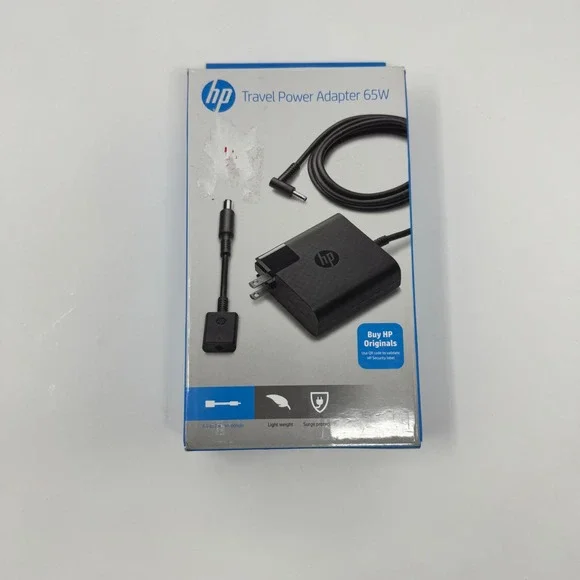 Open Box Genuine HP 19.5V 3.33A 65W Travel AC Adapter‎