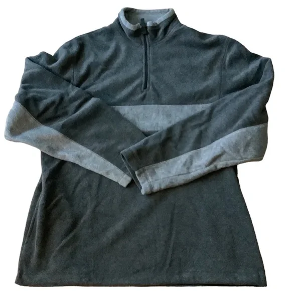 Old Navy mens fleece 1/4 zip Long sleeve sz Large Preowned in great condition‎