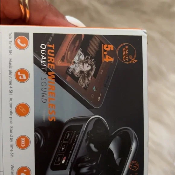 Wireless Earbuds with Charging Case! ANC! Good for apple and droid phones.
