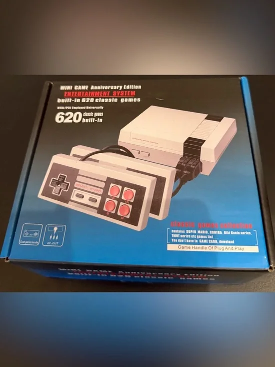 Classic 620-Built-In Games Mini Entertainment System - NIB