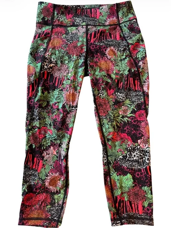 Lululemon Vibrant Floral Print Leggings
