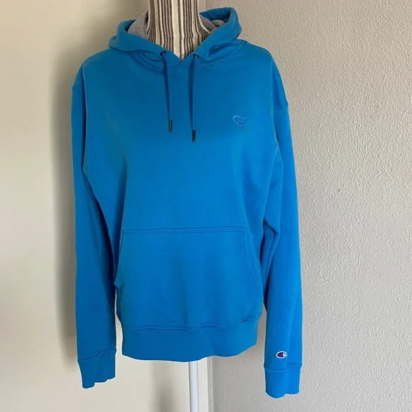 Champion Men's Vibrant Blue Hoodie