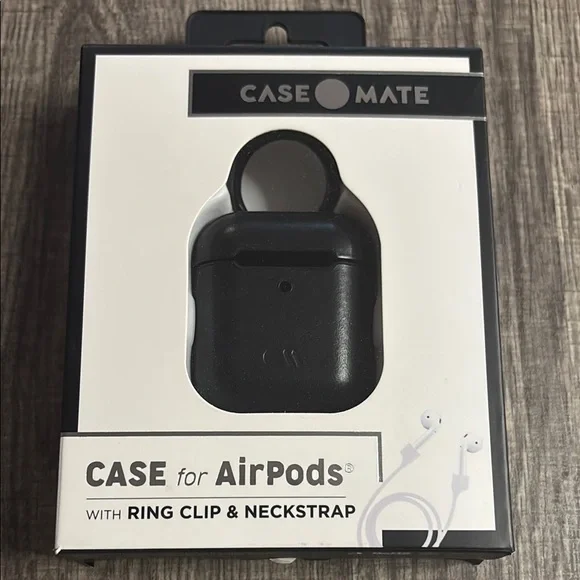 Case-Mate Black AirPods Holder with Clip