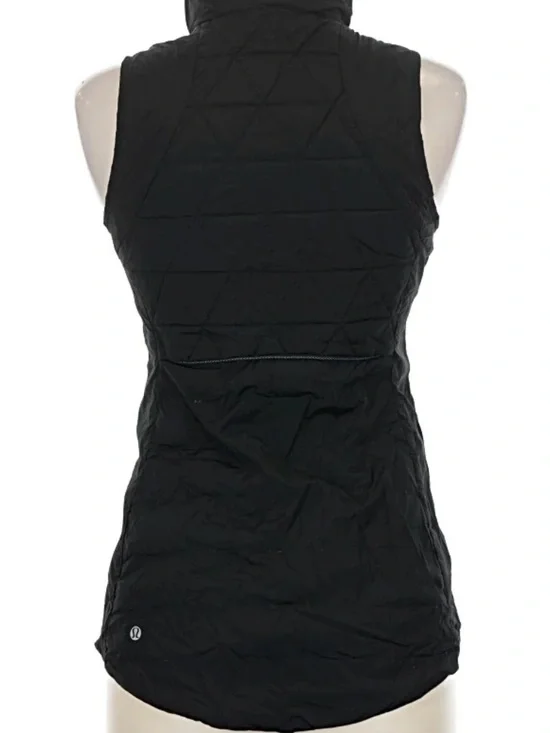 lululemon athletica Black Quilted-Back Sleeveless Vest