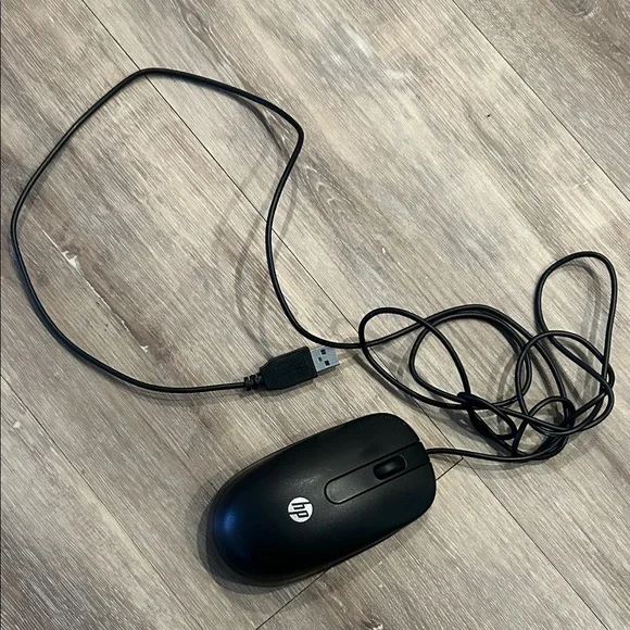 HP Black USB Wired Mouse