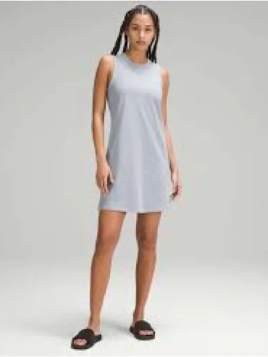 lululemon athletica Light Blue Crewneck Tank
