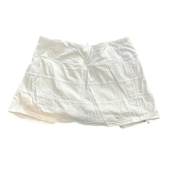 lululemon athletica Crisp White Mini Skirt