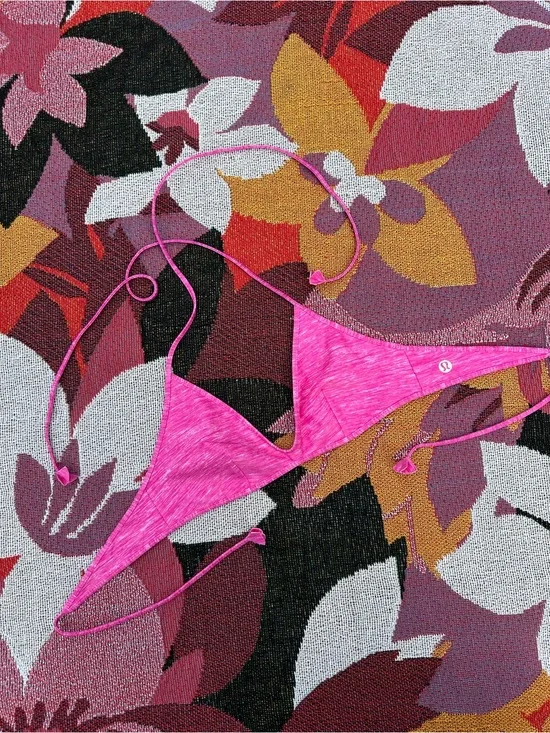 lululemon athletica Hot Pink Reversible Bikini Top