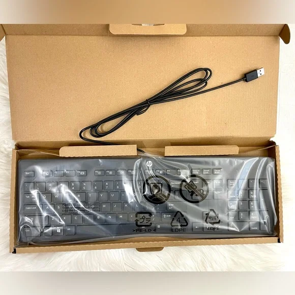 NIB, HP Slimline USB Keyboard