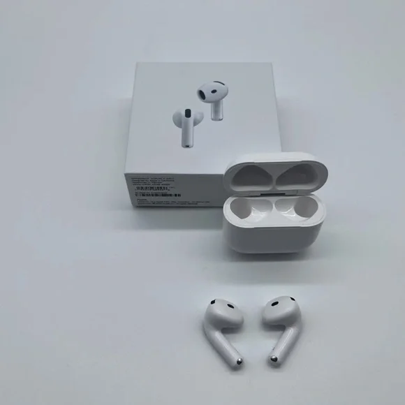 AirPods 4 with White Charging Case