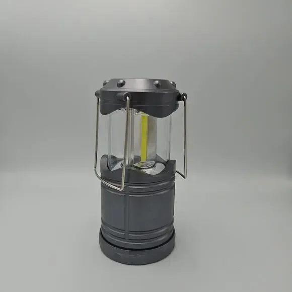 Ultra Bright Collapsible COB Lamp LED Camping COB Light Battery Included Lantern