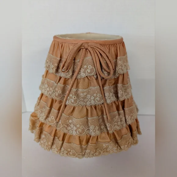 Vintage Lamp Shade That Clips On To The Light Bulb