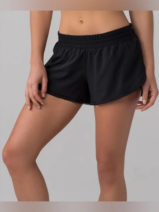 Lululemon Seek the Heat Black Shorts 2.5”