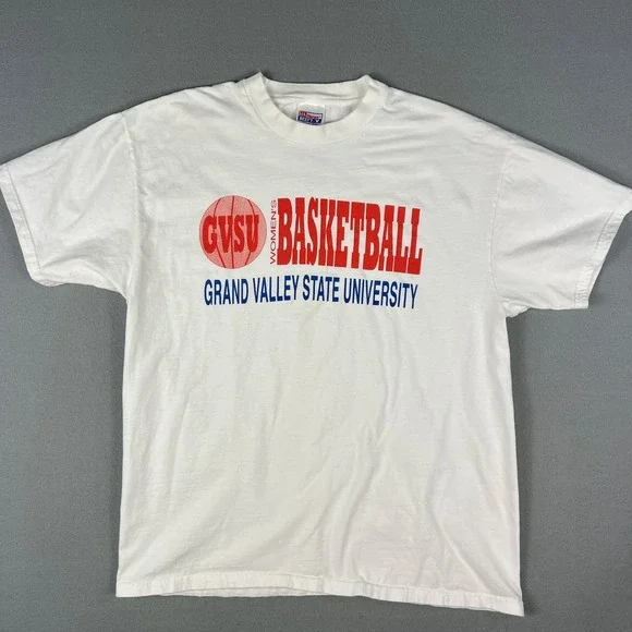 VTG Grand Valley State University Womens‎ Basketball T Shirt Fits L 1990s GVSU