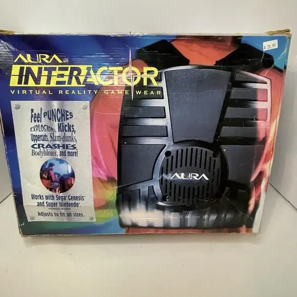 1994 SEGA Genesis And SNES Aura Interactor Virtual Reality Game Wear