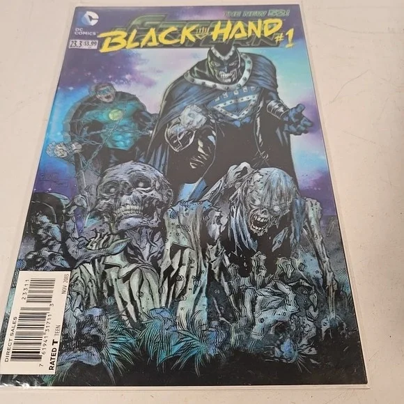 Green Lantern Black Hand #23.3 (2013 DC Comics) The New‎ 52 3-D Lenticular Cover
