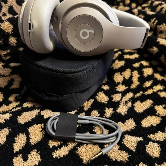 Beats by Dre Gray Headset with Case and Cable