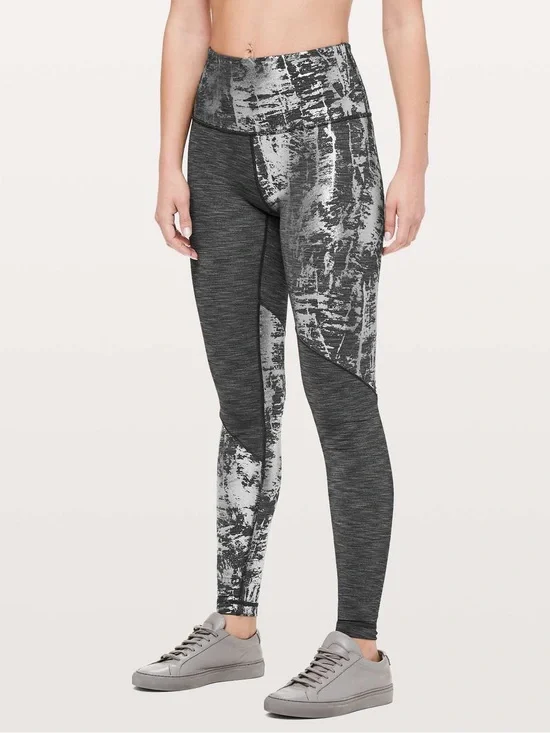 Lululemon Wunder Under High-Rise Leggings Foil