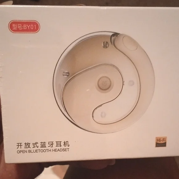 Open Bluetooth Headset in Cream