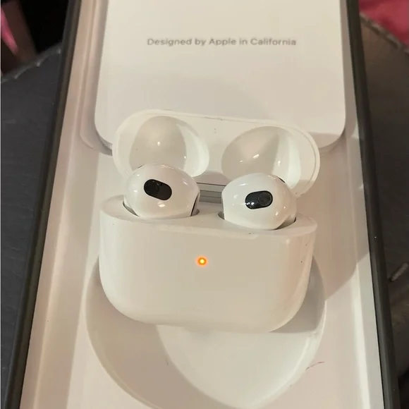 I-Pods, New, I couldn’t wear them because they were too big.