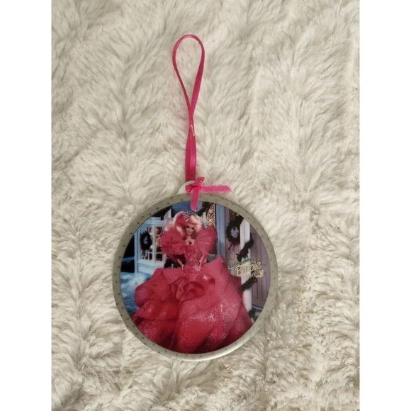 1997 Enesco Limited Edition Happy Holidays Barbie 1990 Hanging Ornament‎ #274240