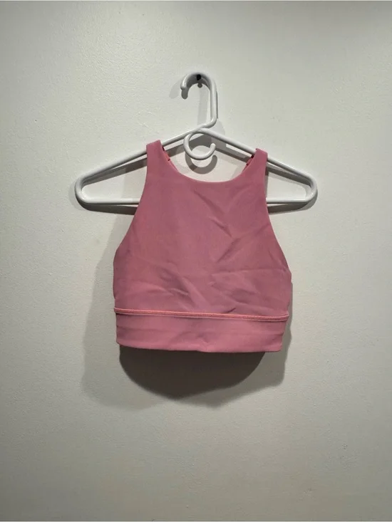 Lululemon Athletica High-Neck Longline Ribbed Bra
