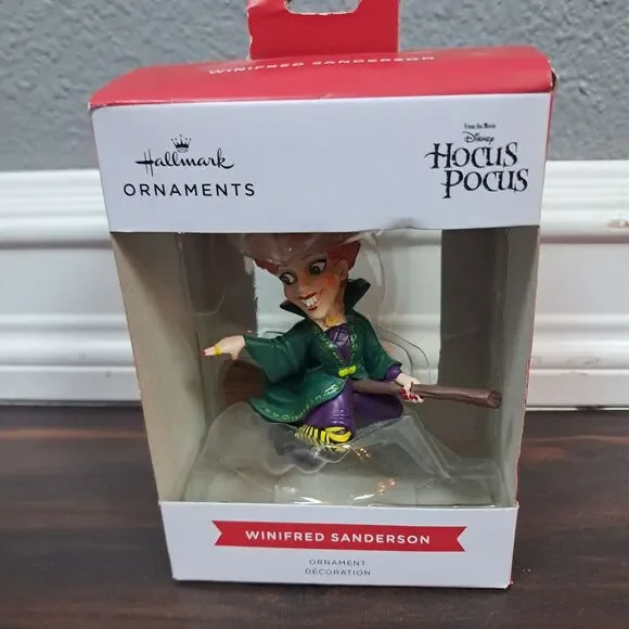 Hallmark Disney Hocus‎ Pocus Winifred Sanderson Christmas Tree Ornament New 2024