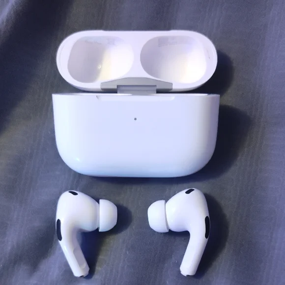 Apple 2nd Generation Pros; White Wireless Earbuds with Charging Case