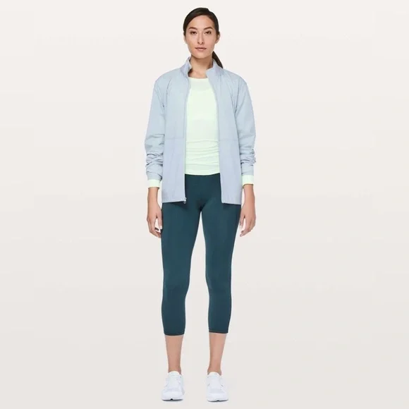 Lululemon Crop legging Nocturnal Teal